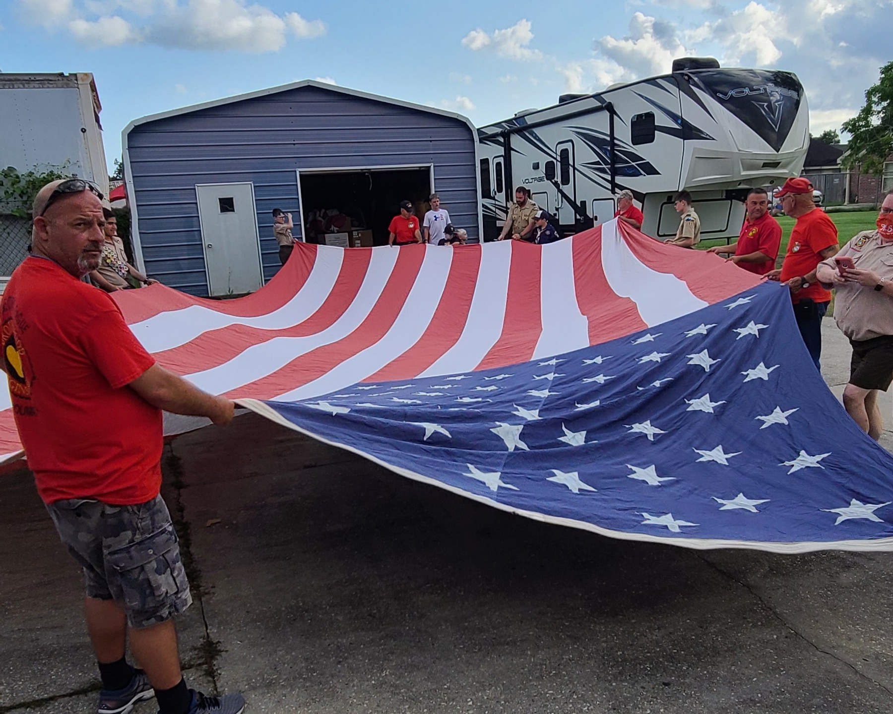 Flag Retirment Ceremony